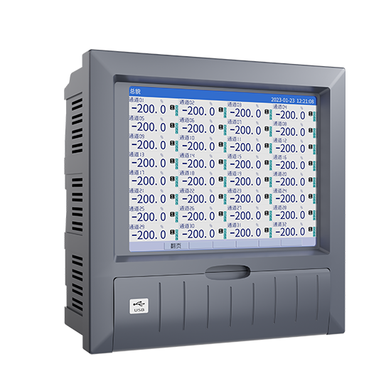 博天堂网址MIK-R8000D 1-40路 10.4英寸 彩屏 无纸记录仪 USB